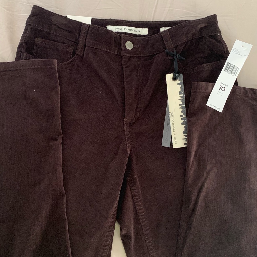 Jones New York. Straight leg Cords. Sz 10